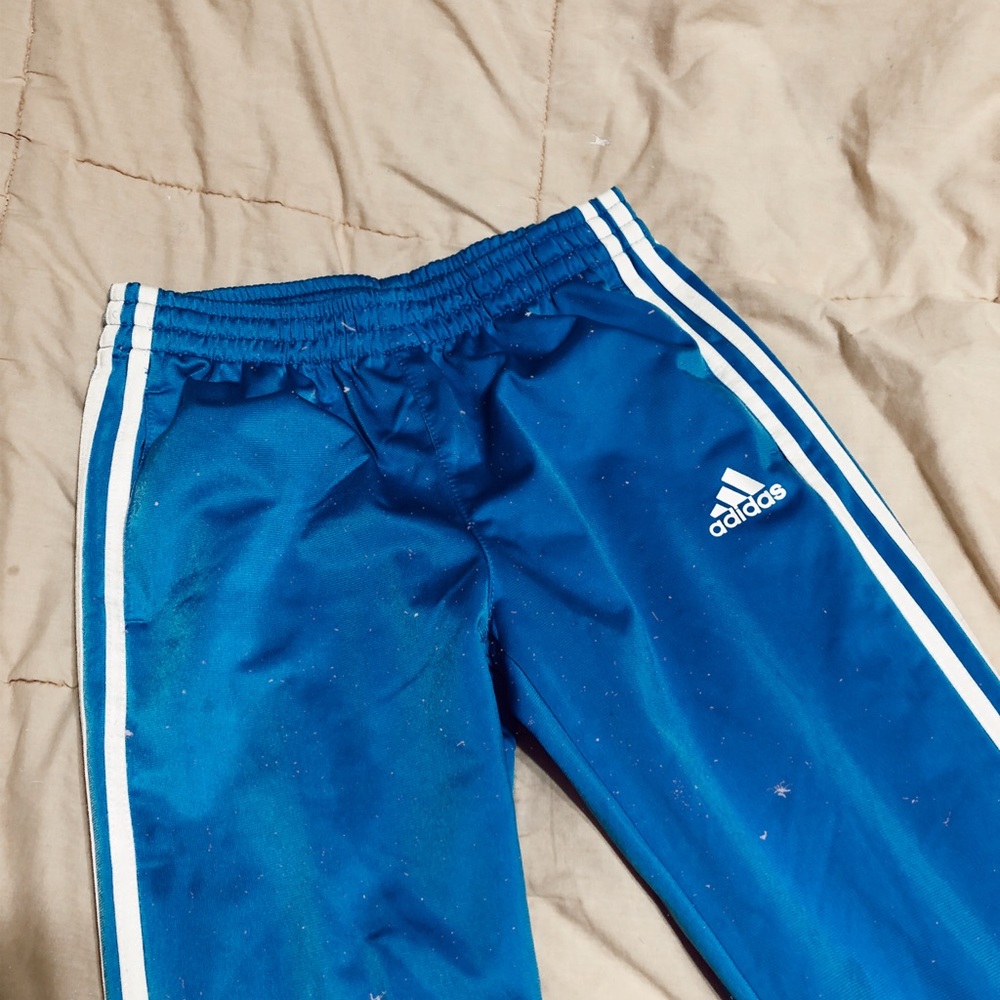 BLUE ADIDAS SWEATPANTS